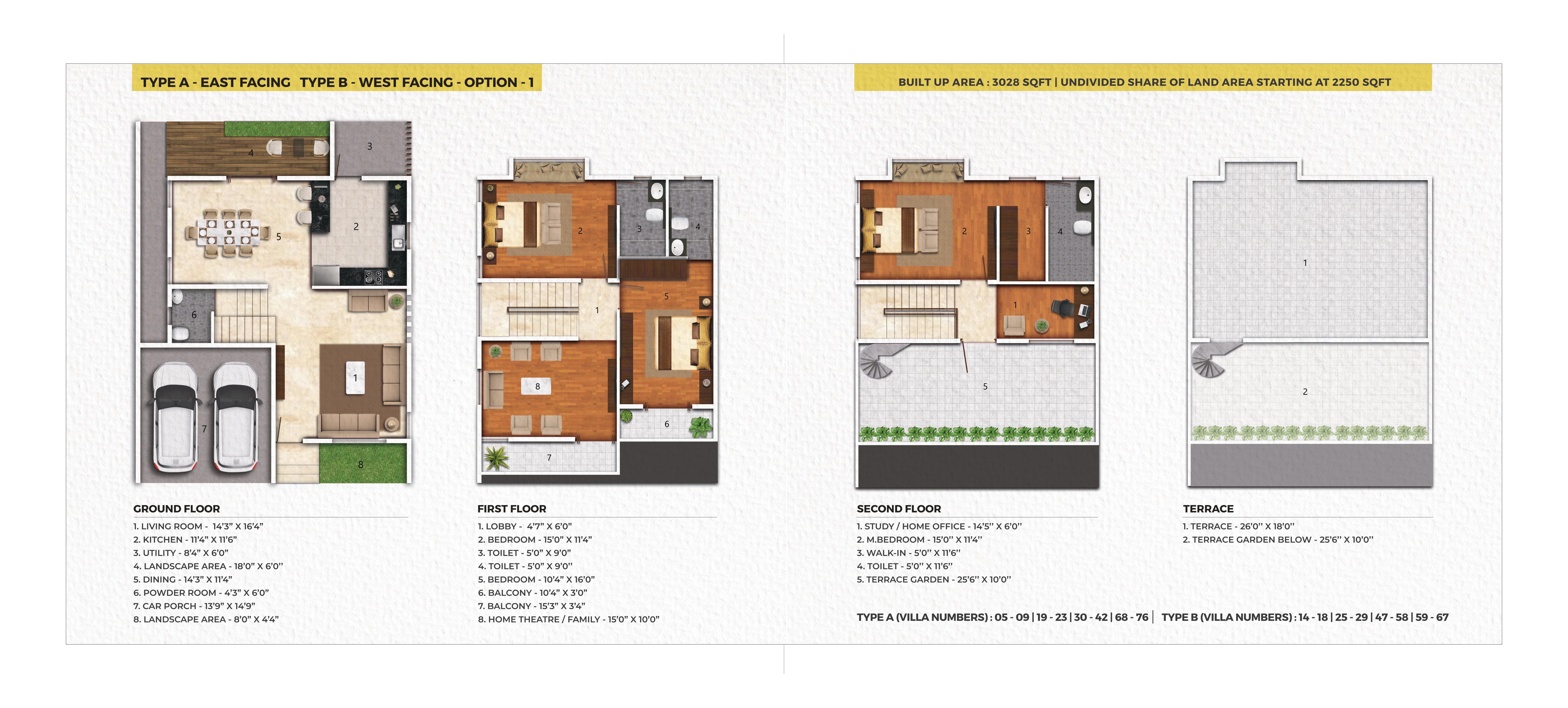 3 BHK Floor Plan