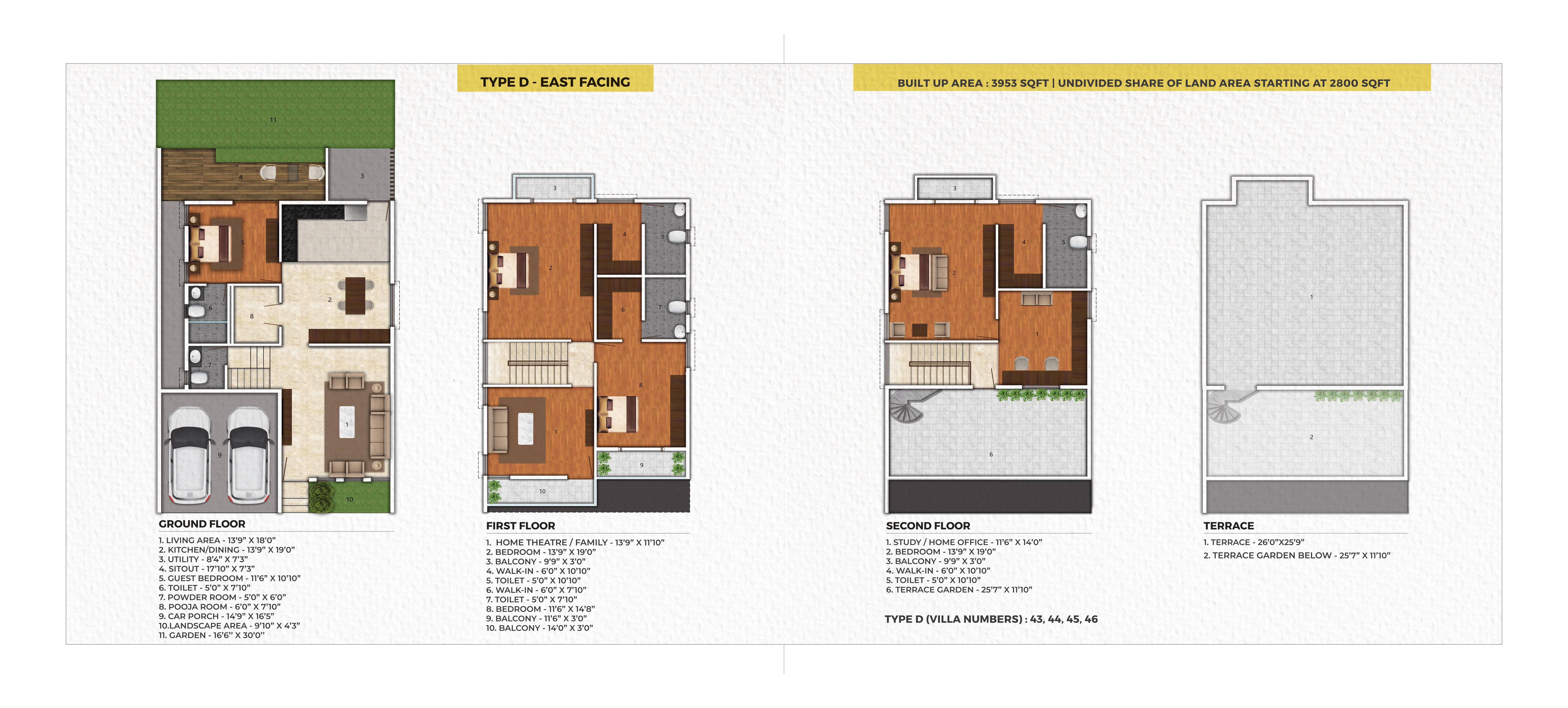 4 BHK Floor Plan